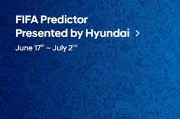 FIFA predictor presented by hyundai