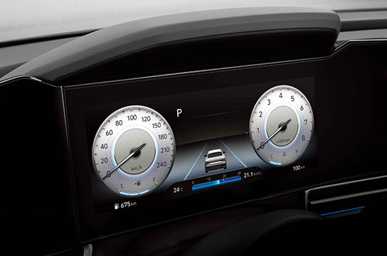 The new Elantra Cluster (10.25-inch color LCD)