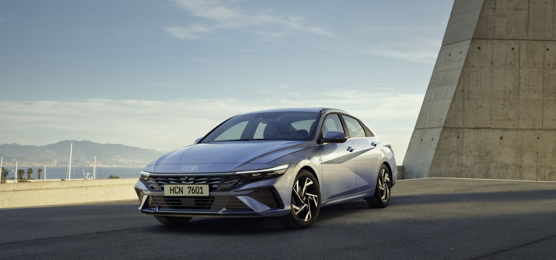 The front side of the new ELANTRA.