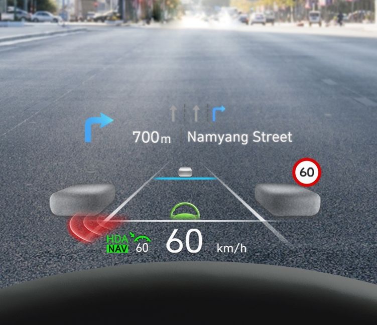 IONIQ 6 Head-up display (HUD)