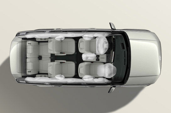 The all-new SANTA FE 10 Airbags