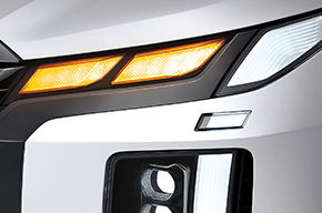 Hidden lighting turn signal lamp