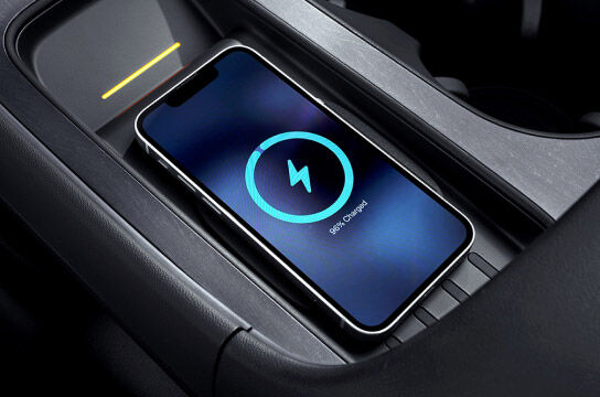 Close-up of the Wireless Charger