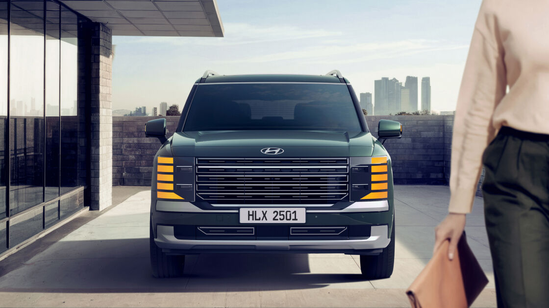 The all-new PALISADE front view