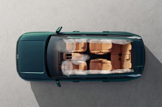 The phantom view of the 10 Air Bag System