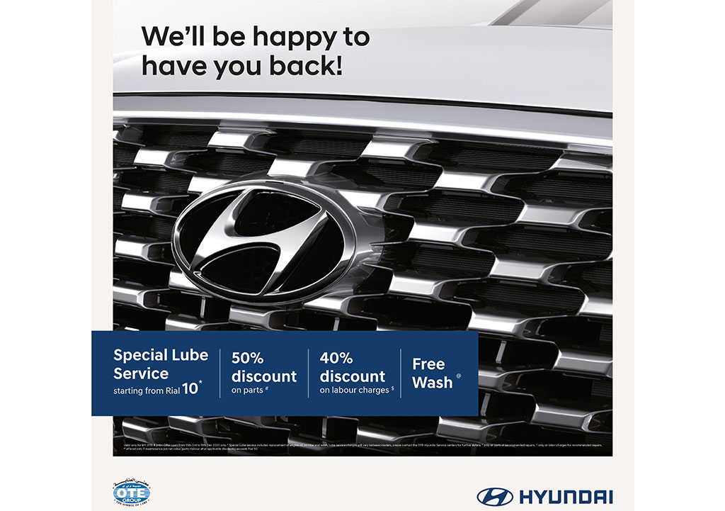 Hyundai special service campaign - from just Rial 10 onwards!
